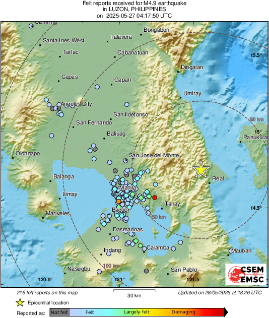 intensity map